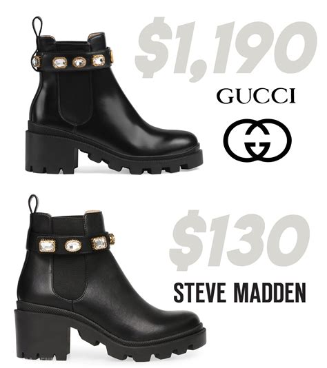 steve madden gucci boot dupe